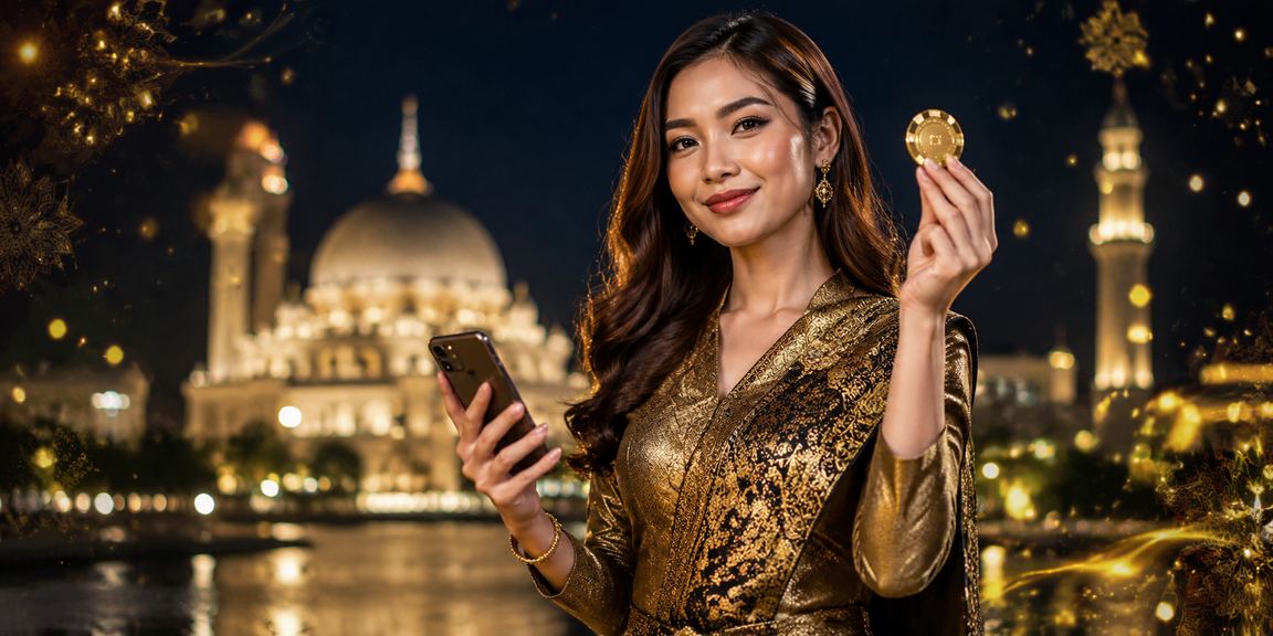 Pengguna Malaysia mengakses platform gddr7 melalui telefon pintar di Putrajaya
